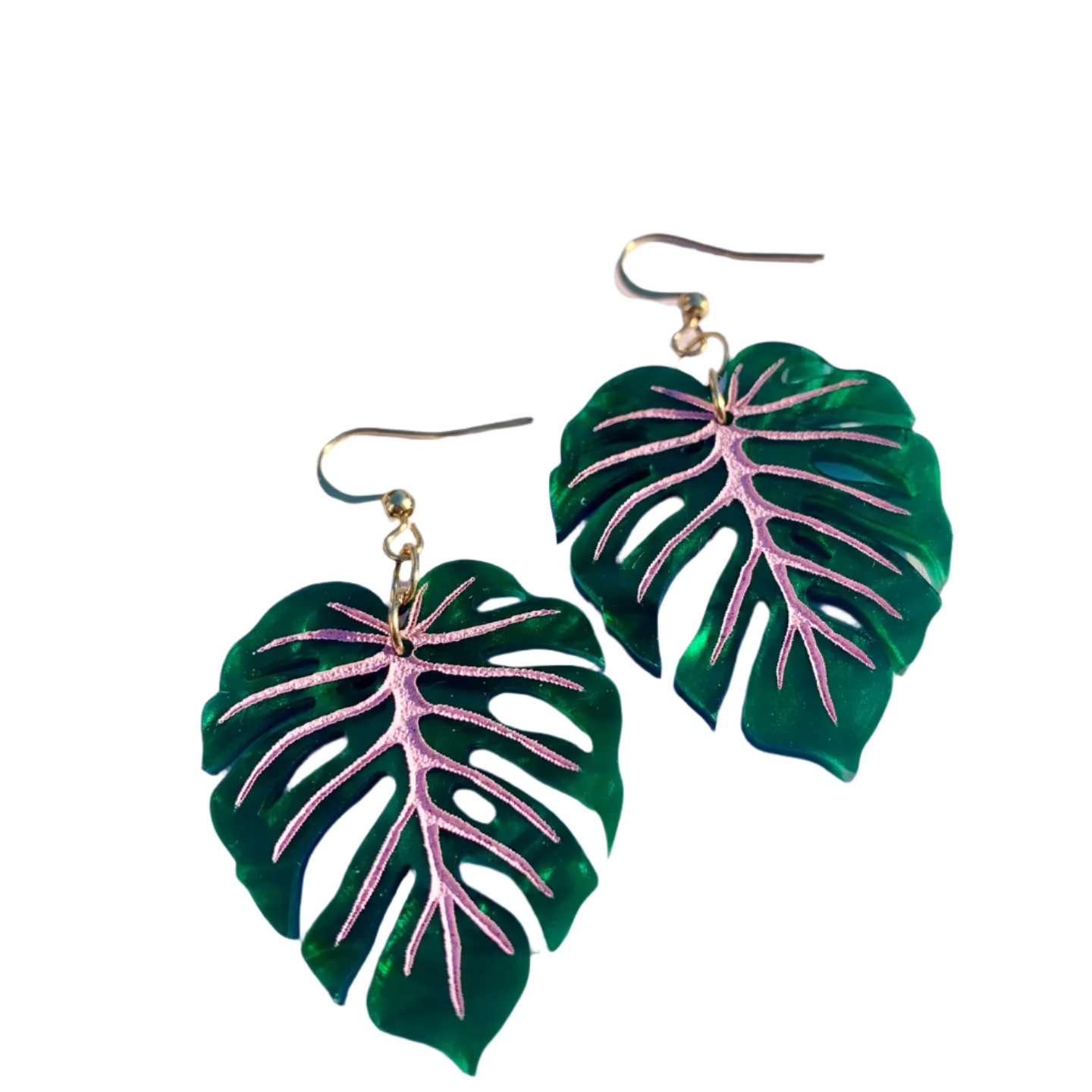 Monstera Deliciosa Earrings